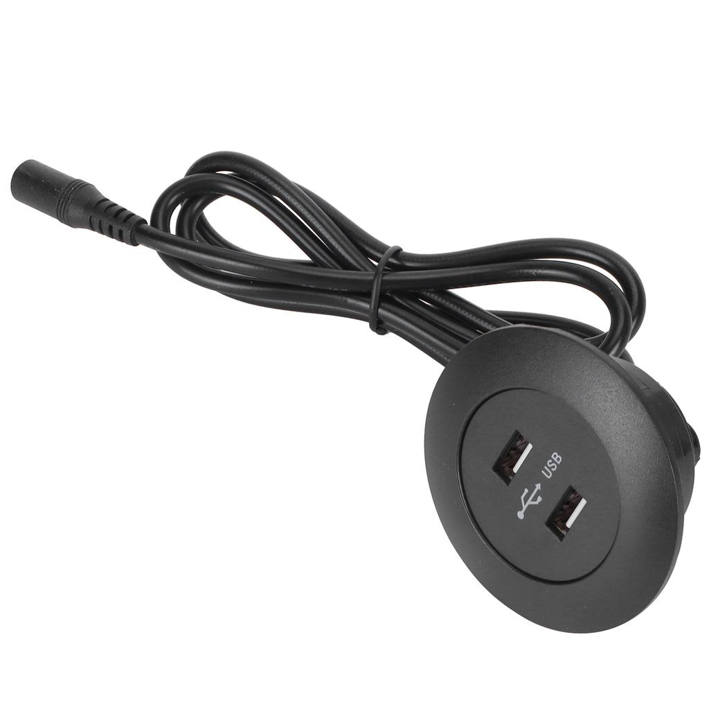 Dual USB2.0 Charging Socket Phone Charger for Electric Recliner Sofa Home Furniutre PartsBlack US