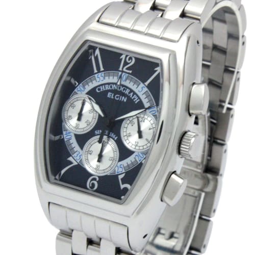 Elgin Chronograph Tonneau Watch | FK1403S-BL Men's Blue
