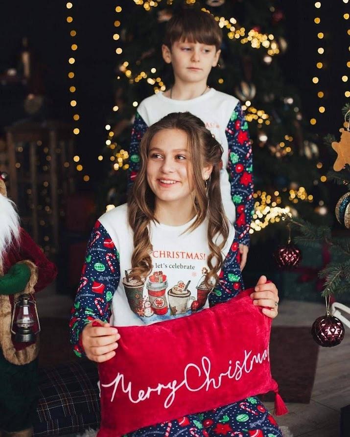 Winter Unisex Pajamas – New Year Family Style & Comfortable Fit, Winter, 6076-8 HC