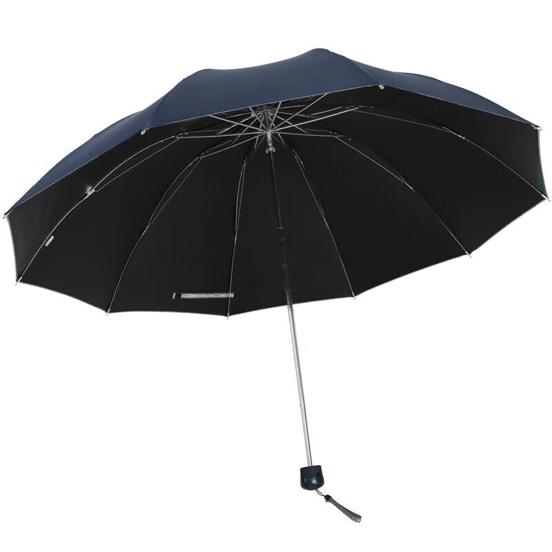 Heaven Umbrella Large 10-Rib Triple-Fold Sun & Rain Umbrella