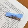 4Pcs Girl Hairpin Dot Print Hollow Bow Tie Design Hair Clips Lightweight Non-Damaging