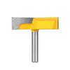 57mm Flat Bottom Slotting Cutter - Woodworking Trim Router Bit for Edge Cleaning
