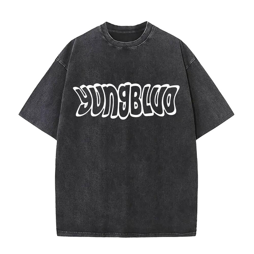 

Vintage Washed Yungblud IDOLS The World Tour T Shirts Unisexs Women Hip Hop High Quality Gothic Oversized Tshirts Streetwear 2XL