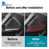 Real Carbon Fiber Car Door Speaker Cover Audio Frame Decoration Trim Sticker for BMW Z4 G29      Accessories
