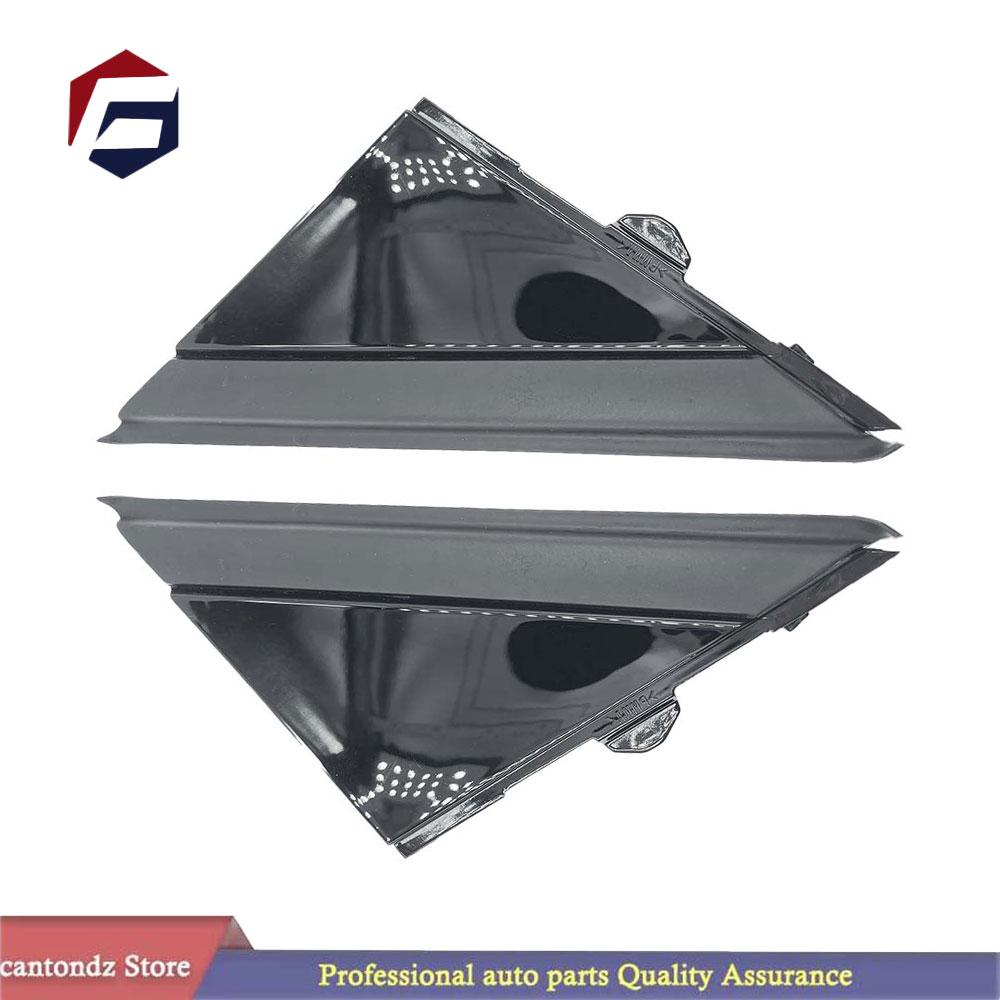 

For FIAT 500 2012- Left Right Door Mirror Flag Cover Molding Triangle Cover Gloss