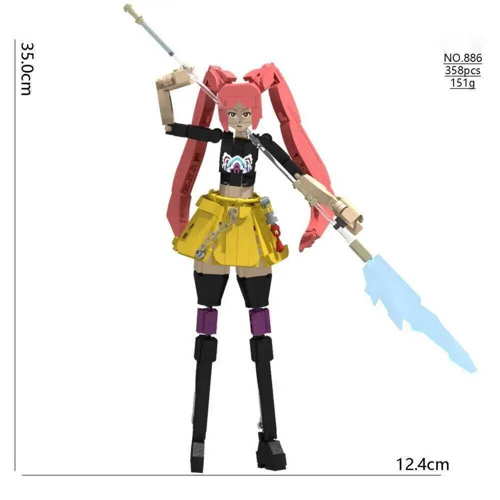 K Pop Dämonenjäger Blöcke Kpop Dämonenjäger Blöcke Spielzeug Huntrix Bausteine Derpys Tiger Rumi Zoey Mira Sussy Goods Merch