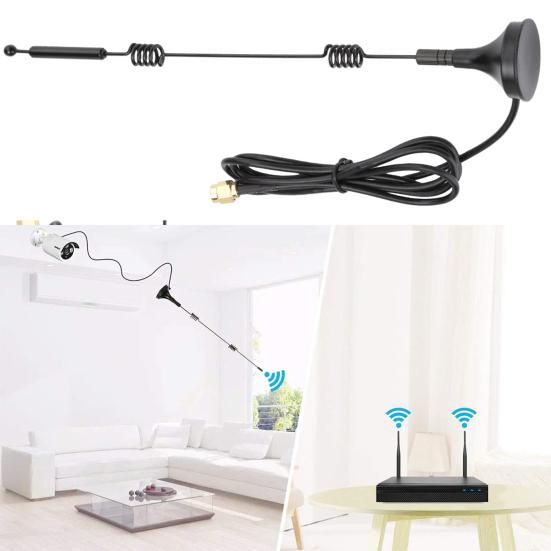 TV Antenna Double Helix Stable Signal Wide Range High Gain Easy to install Universal 2.4G 5.8G TV Long Range Antenna