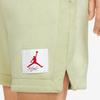 Jordan Flight Logo Label Mid-Waist Drawstring Shorts Men Bottoms Celadon CN3822-354