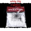 Halloween Decoration Room Haunted House Horror Spider Web Silk 20/40/100 Grams Spider Cotton 2/4/10 Spider
