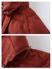 Women's Mid-Length Hooded Down Jacket - Winter Fashion Coat YE6320