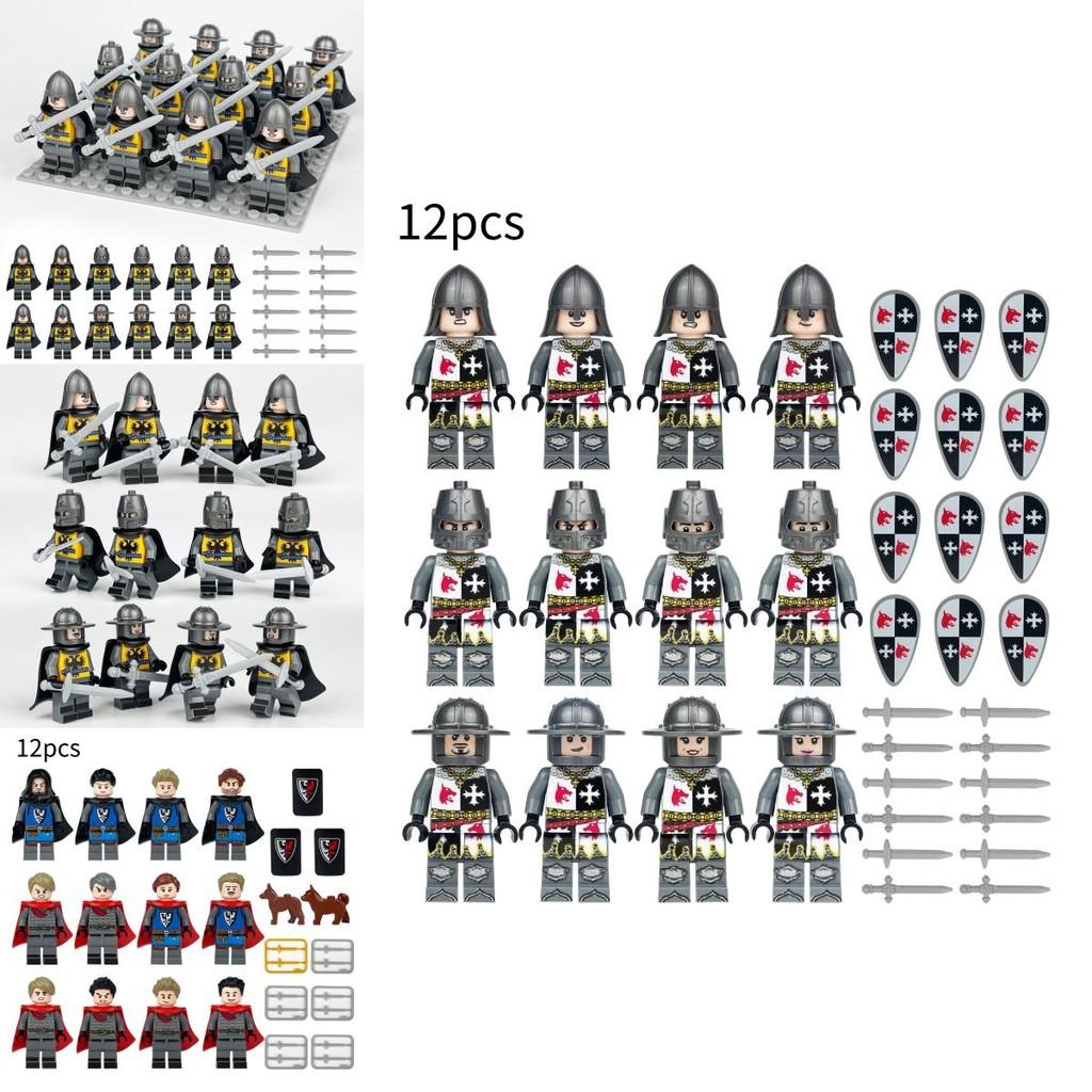 99 Piece Medieval Knight Castle Building Blocks Set For Creative Military Playtime