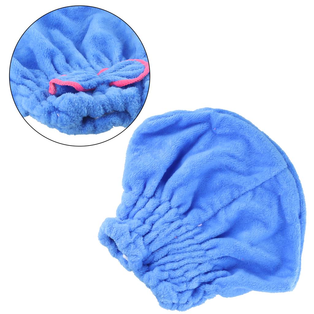 New Hair Hat Shower Cap Coral Velvet Hair Towel Hair Turban Microfiber Quick Dry Towel Absorption Water Hair Hat