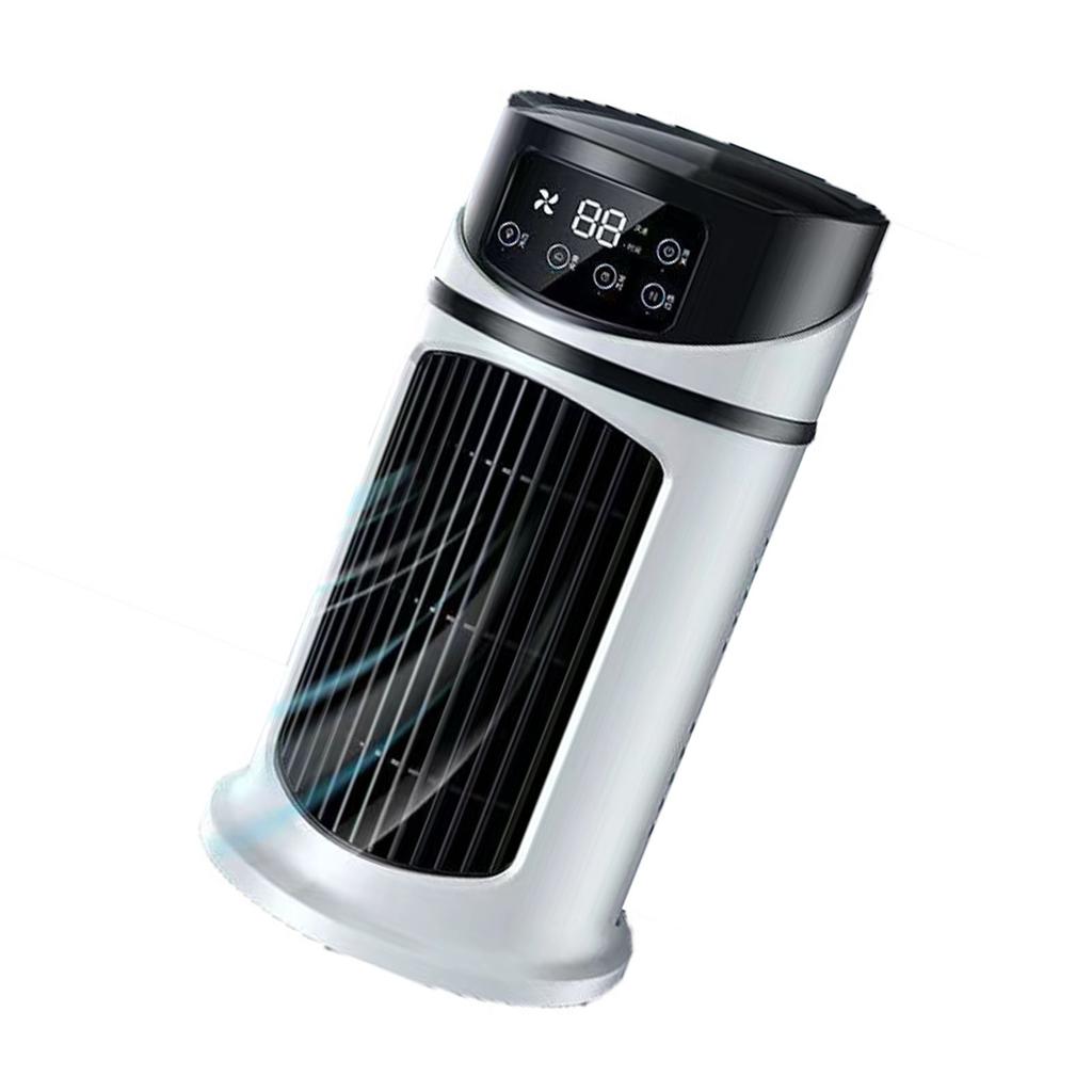 Portable Air Conditioner Fan Evaporative Mini Air Cooler with Timer Quiet USB Desktop Cooling Fan