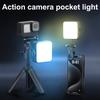 Dimmable and Rechargeable Video Light for X4 Camera Fill Light Video Photography with Detachable Clip Camera Video Light