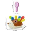 Montessori Fine Motor Hedgehog Toys Early Education Cultivate Children Concentration Toys Portable Journey Puzzle Game Toys Gift