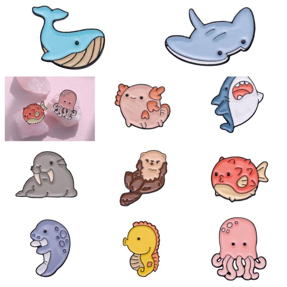 

Animal Marine Life Brooch Alloys Cartoon Activity Gifts f