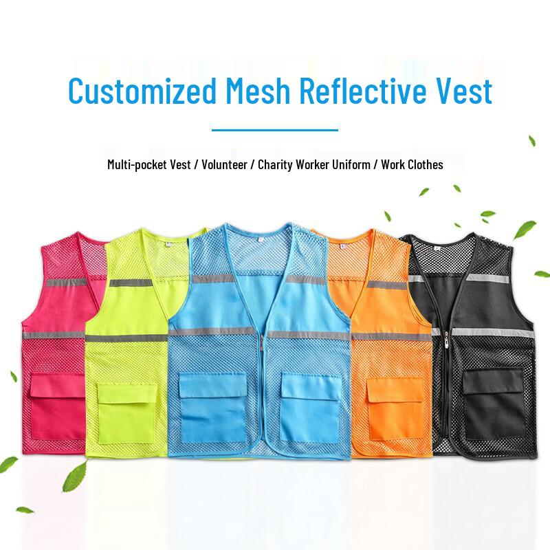 Manlu High-Visibility Reflective Mesh Volunteer Vest