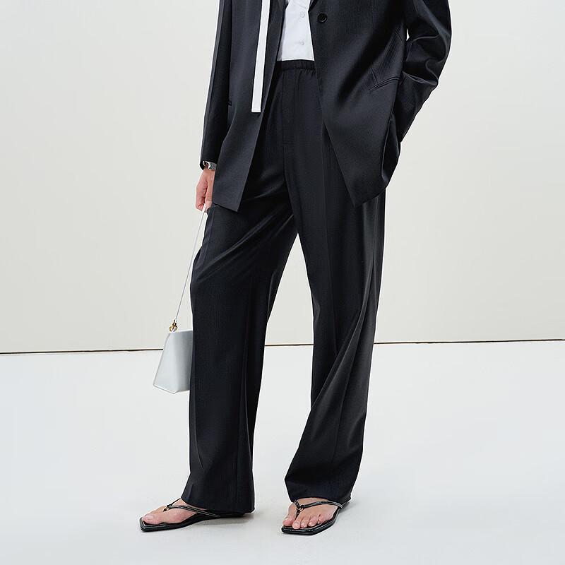 LESS 2025 Spring Loose Fit Straight-Leg Casual Pants