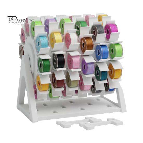 Espositore per Bobine da Cucito, Organizzatore Rotante per Bobine, Supporto Anti-groviglio per Cucito, Design a Ruota Panoramica, Strumento Artigianale, Risparmio di Spazio, Regalo per