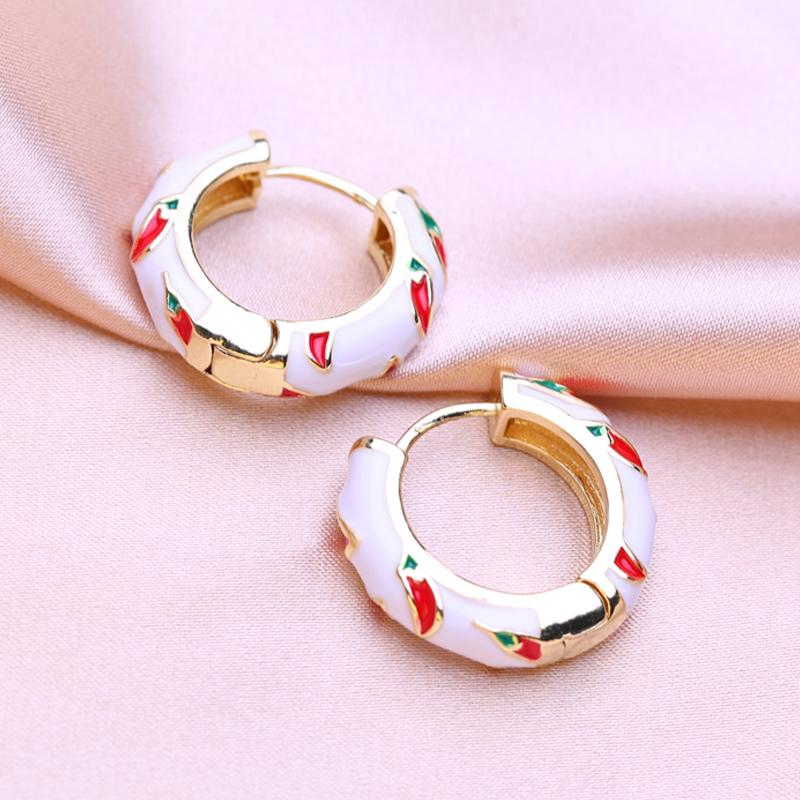 KNIKOO Runde klips øredobber for kvinner Mote øredobber Jewerly For bryllupsfest gaver