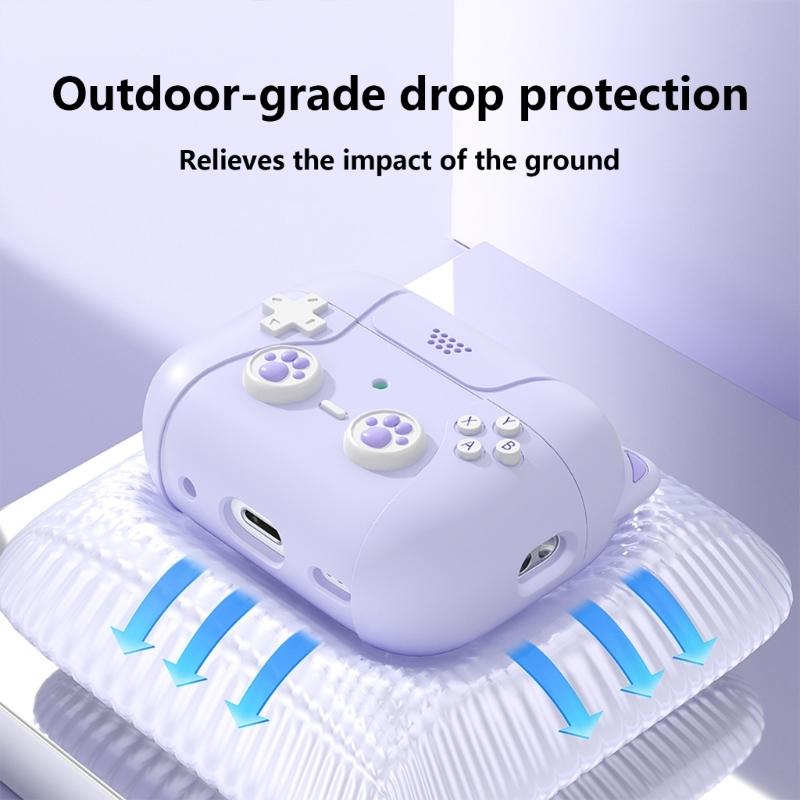 Silicone Earphone Cover Rubber Case High Elasticity for Pods 4 Precise Molded Firm Fit with Dust Resistant Finish