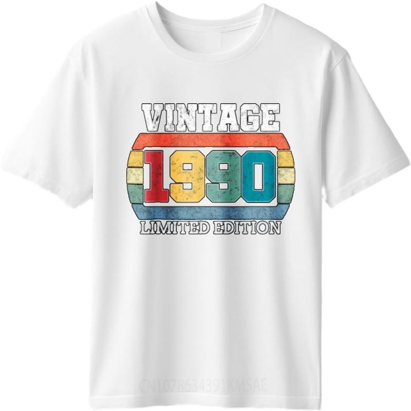 Street Wear For Men Summer Tshirt Funny Tshirt Vintage 1990 Limited Edition Comfort Man Tops Mens Tshirt Essential Tee