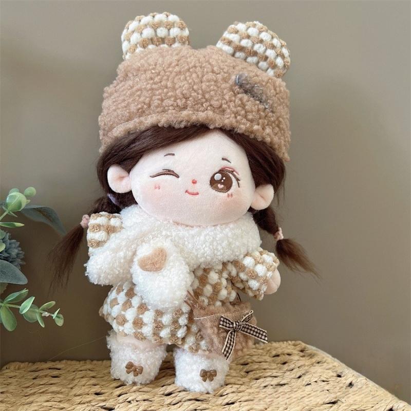 20cm Plush Doll Clothes Accessories Plush Doll Clothes Replacement Outfit Doll Mini Clothes