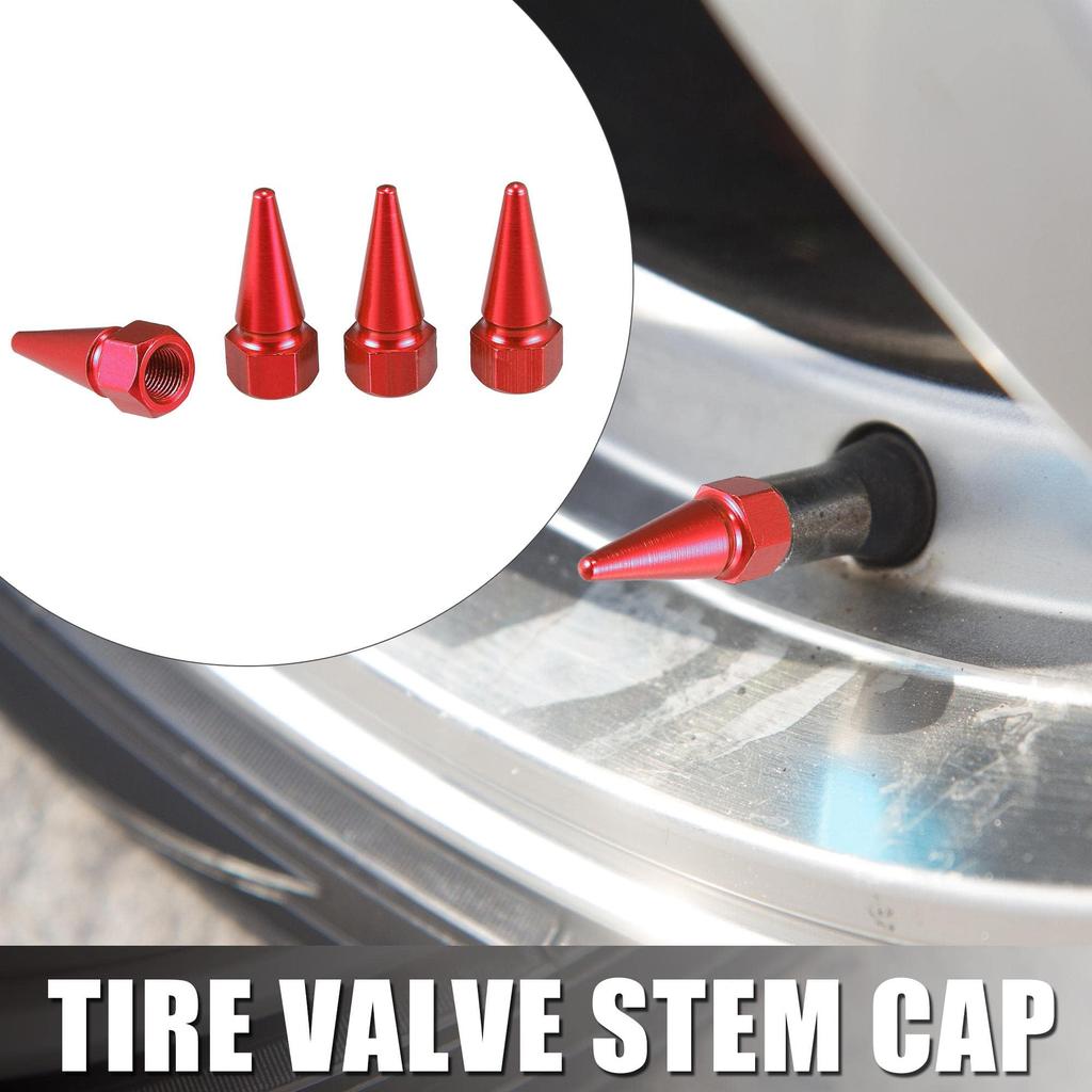 Emsoulnioi Air Valve Cap Stem Extension Wheel Tire Extender Adapter Car Truck Chrome Plated