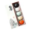 Tao Ding Xuan Black Ceramic Zen Teacup Set (5 Cups)