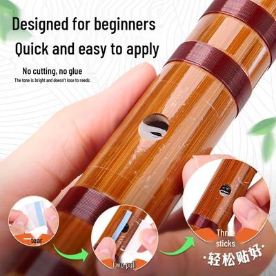 Dizi Flute Protector: Transparent Self-Adhesive Film for Beginners