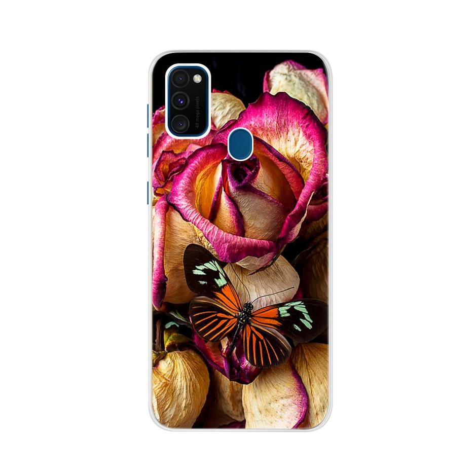 For Samsung Galaxy M21 Case Samsung M30s Soft Slim Cute Painted Phone Back Cover For Samsung M21 M 21 M215F Cases Bumper Fundas