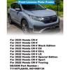 FASTCHE Front Bumper License Tag Plate Frame Bracket Holder Compatible with 2020 2021 2022 Honda CR-V Replace #71145TLAA50, HO1068134