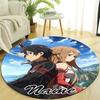 Personalized S-Sword Art Online Round Chair Office Rug - Perfect for Mat, Office Chair & More - Ideal Gift for Birthdays and Holidays