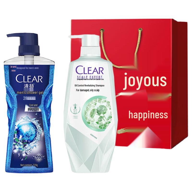 Clear Refreshing Shampoo & Shower Gel Holiday Gift Set