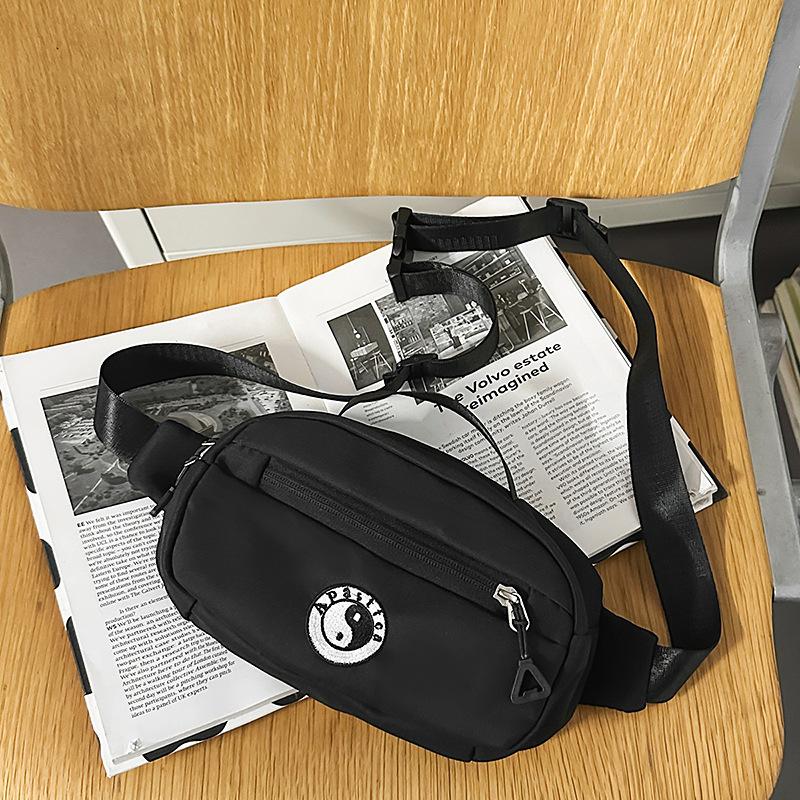 Нагрудная сумка Женская контрастного цвета Повседневная для активного отдыха Кроссбоди сумка-локомотив Модная универсальная сумка для мобильного телефона Мужская спортивная поясная сумка 2258₽