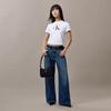 Calvin Klein Commuter Letter Zipper Fabric Shoulder Bag Medium Women Bags Space-Black 4K0009G-UB1