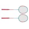 Badminton Racket Lightweight Portable Iron Alloy Frame Double Badminton Racquets for Beginner