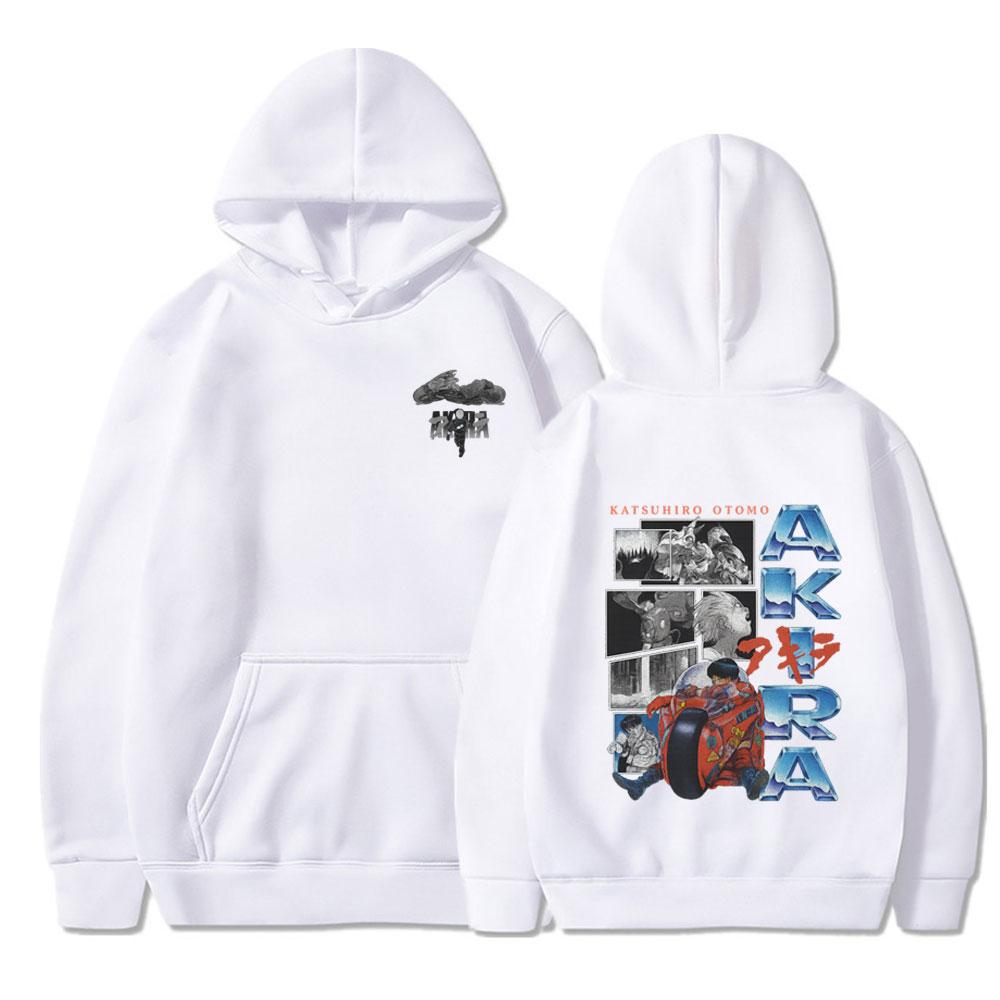 Neo Tokyo Anime Akira Winter Hoodies Science Fiction Cartoon Movie Shotaro Kaneda Couple Sweatshirts Men Women Casual Pullovers
