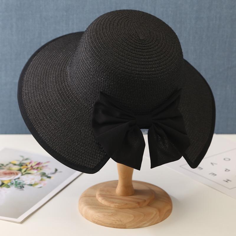 Fashion Sun Hat Big Wide Brim Beach Hat Handmade Straw Cap Girls Sun Hat Summer Hats Women Chapeu