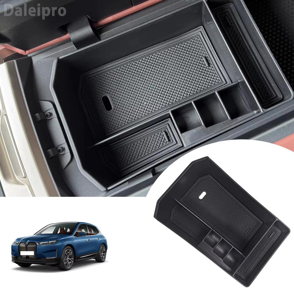 For BMW iX i20 2026-2026 Floor Center Console Organizer Tray Central Storage Box Organizer Tray Armrest Storage Box Accessories