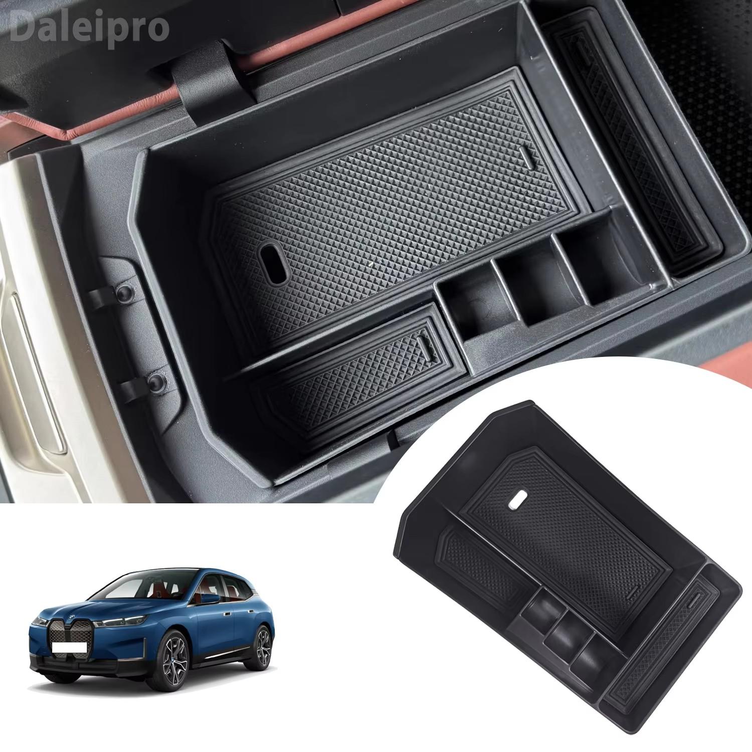 For BMW iX i20 2026-2026 Floor Center Console Organizer Tray Central Storage Box Organizer Tray Armrest Storage Box Accessories