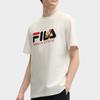 New FILA x Maison Kitsune Little Fox T Shirt Men's Cloud White F11M529101F-WT