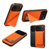DENIOR D29 For iPhone 17 Pro Max Magnetic Case Leather Back Phone Cover with Detachable Card Holder