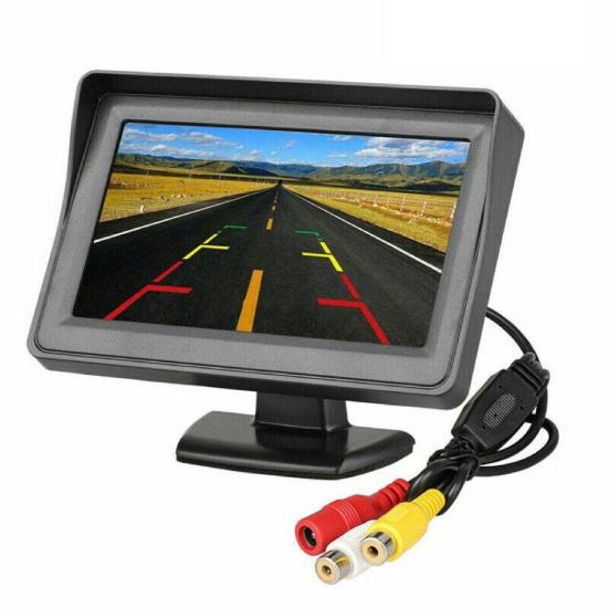 

Digital Display LCD Monitor Premium Sturdy Heat-resistant LCD Car Rear View Monitor Screen чёрный