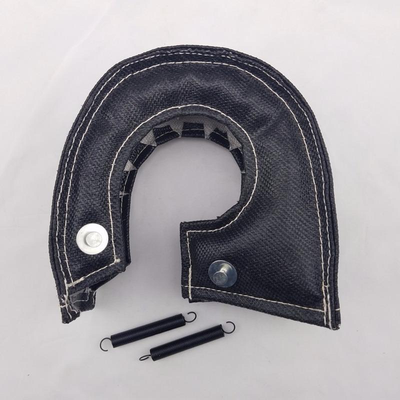 Glass Fiber Car Turbo Heat Shield Blanket Turbo Blanket Fit For T3/T4 Black T3