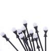 10Pcs 1:100 Single Head Model Lights Garden Lamp With Wires And Bulbs Toys