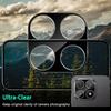 3 Stück Gebogener Kameraobjektivschutz für Xiaomi 15T Pro/ 15T Gehärtetes Glas Hinteres Objektiv Glas Zubehör Folie