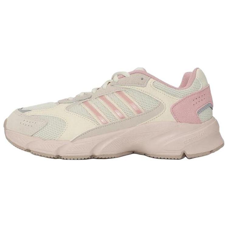 Adidas Crazychaos 2000 Synthetic Leather Comfortable Versatile Slip-Resistant Durable Low-Top Lifestyle Casual Shoes Women Sneaker Beige JP8056