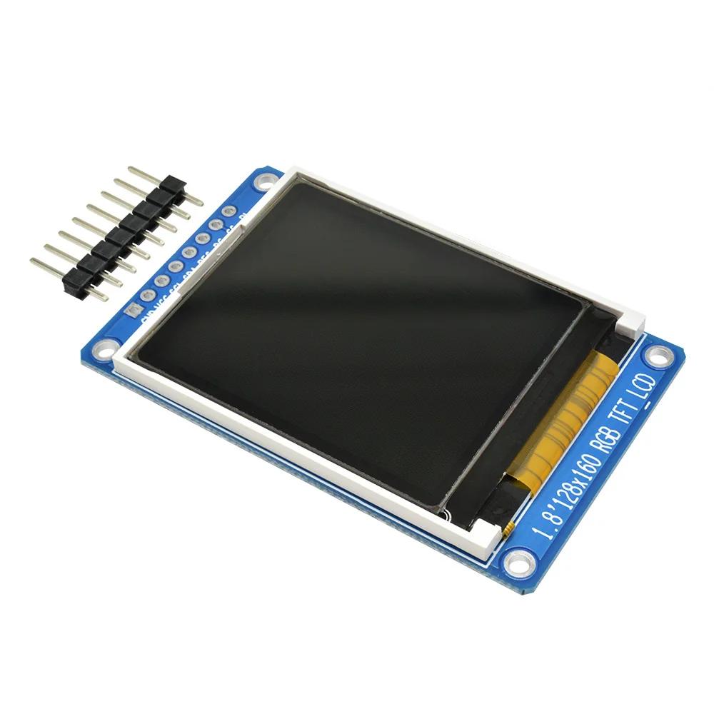 1.8 Inch Full Color 128x160 SPI Full Color TFT LCD Display Module ST7735S 3.3V Replace OLED Power Supply for Arduino