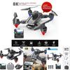 Js22 Foldable Obstacle-avoidance Drone With Hd Camera Colorful Lights Four-axis Remote Control Aircraft